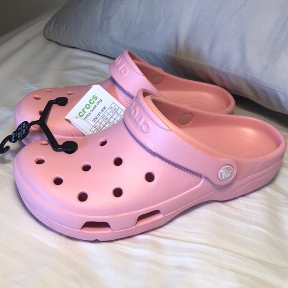 Pink Crocs